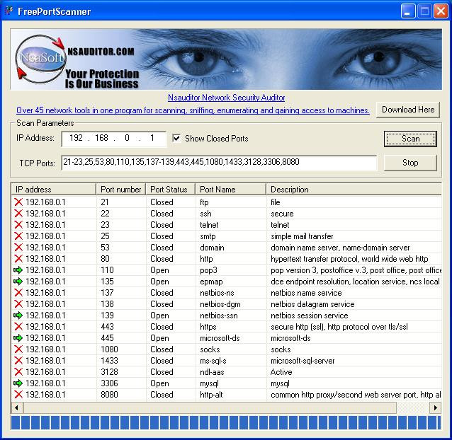 freeportscanner