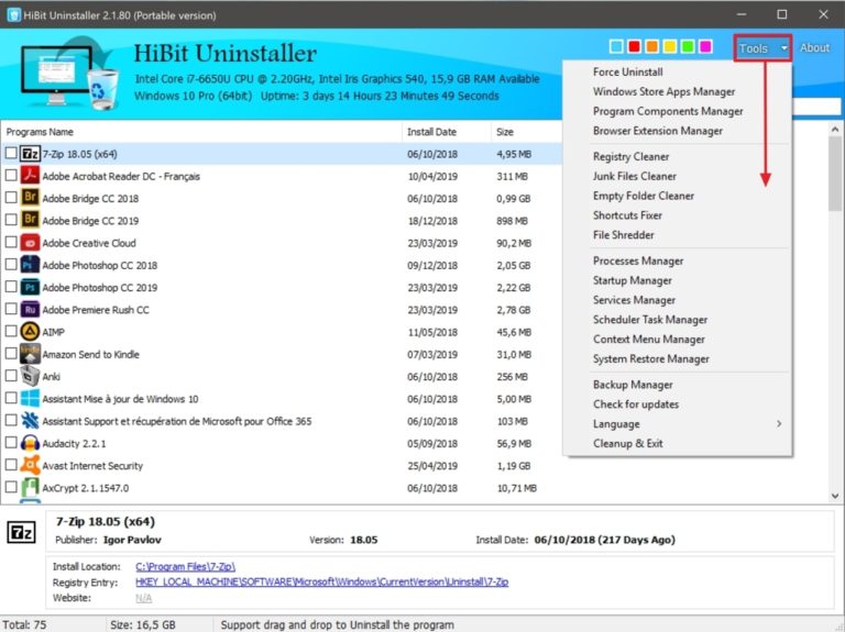 HiBit Uninstaller 3.1.40 instal the new